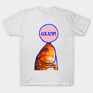 Fish Making Bubble Gum T-Shirt